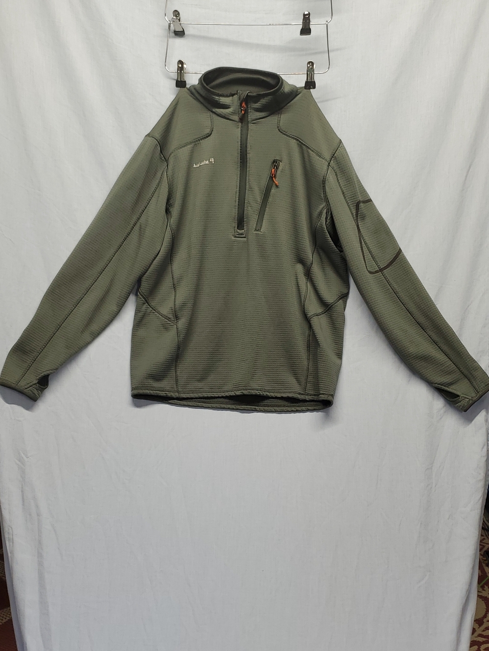 Avalanche Olive Green Half-Zip Performance Jacket #241